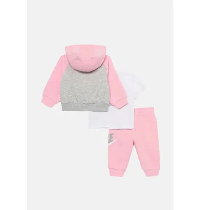 Спортивний костюм дитячий Nike Logo Tracksuit Pink/Grey 36N341-A0W