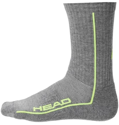Шкарпетки чоловічі HEAD All Sports Performance Crew White/Grey (2 пари) 701229020-004