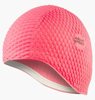Шапочка для плавания женская Aqua speed Bombastic Pink 104-03