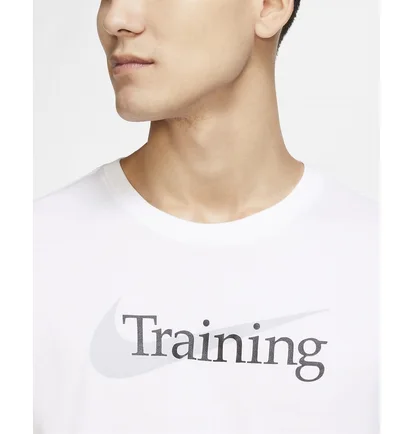 Футболка мужская Nike T-Shirt Swoosh Dri-Fit White CZ7989-100