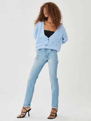 Джинси жіночі Wrangler Slim Clear Turquoise W28LZH280