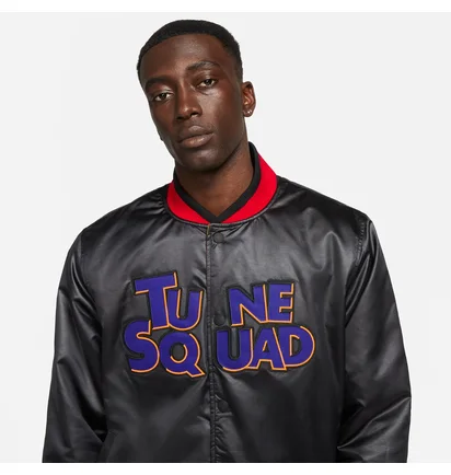 Куртка чоловіча Nike Lebron X Space Jam Varsity Black Dj3891-010