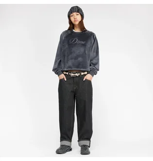 Світшот унісекс Dime Cursive Grey DIMESP255SMO