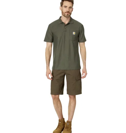 Шорти чоловічі Carhartt Force Relaxed Fit Ripstop Cargo Work Olive BS3543-DARK-KHAKI