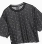 Футболка жіноча Nike Air Printed Mesh Short Sleeve Crop Top Black DV8245-010