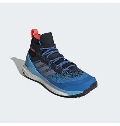 Кроссовки мужские Adidas Terrex Free Hiker Primeblue Hiking Shoes Black/Blue Gz0334