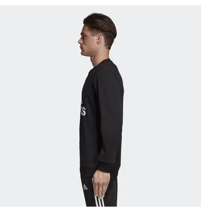 Свитшот мужской Adidas Must Haves Badge Of Sport Crew Black DT9941