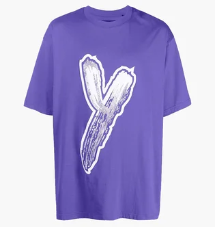 Футболка чоловіча Adidas Y-3 Logo Gfx Tee Oversized Violet HY1273