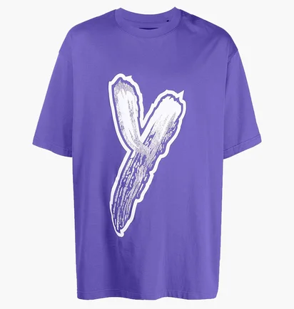 Футболка мужская Adidas Y-3 Logo Gfx Tee Oversized Violet HY1273