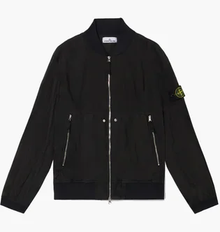 Бомбер чоловічий Stone Island Nylon Metal Watro-Tc In Econyl® Black K1S154100019-S0020-V0029