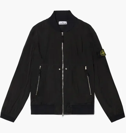 Бомбер мужской Stone Island Nylon Metal Watro-Tc In Econyl® Black K1S154100019-S0020-V0029