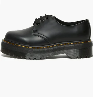 Туфлі жіночі Dr. Martens 1461 Quad Platform Polished Smooth Black 25567001