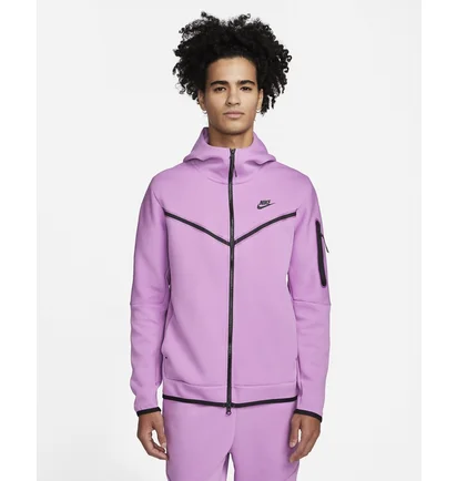 Куртка чоловіча Nike Tech Fleece Full-Zip Hoodie Pink Cu4489-532