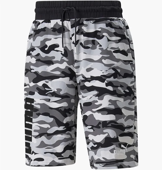 Шорты мужские Puma Power Camo Shorts Camo/Grey 848874-01