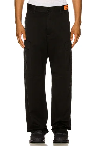 Джинси чоловічі Heron Preston Cargo Pocket Baggy Black HMCF010S22FAB0011000