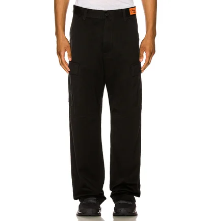 Джинси чоловічі Heron Preston Cargo Pocket Baggy Black HMCF010S22FAB0011000