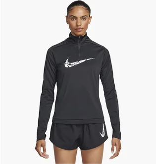 Лонгслив женский Nike Camada 1/4 Dri-Fit Swoosh Black FN2636-010
