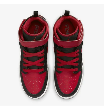 Кроссовки детские Air Jordan 1 Hi Flyease Gs Black/Red DC7986-060