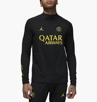 Лонгслів чоловічий Air Jordan Psg M Nk Dfadv Strk Elt Dril Tp Kks 4Th Black DR4498-011