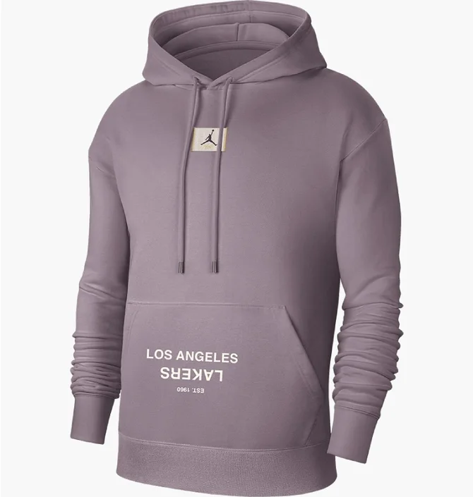 Худи мужское Nike Nba Los Angeles Lakers Violet FV8254-524