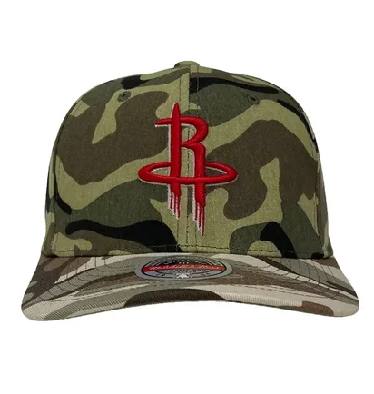 Кепка унисекс Mitchell & Ness Nba Houston Rockets Woodland Desert Stretch Snapback Camo 6HSSMM19494-HROCMWD