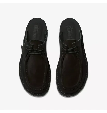 Тапочки чоловічі Clarks Desert Nomad Black 26180722