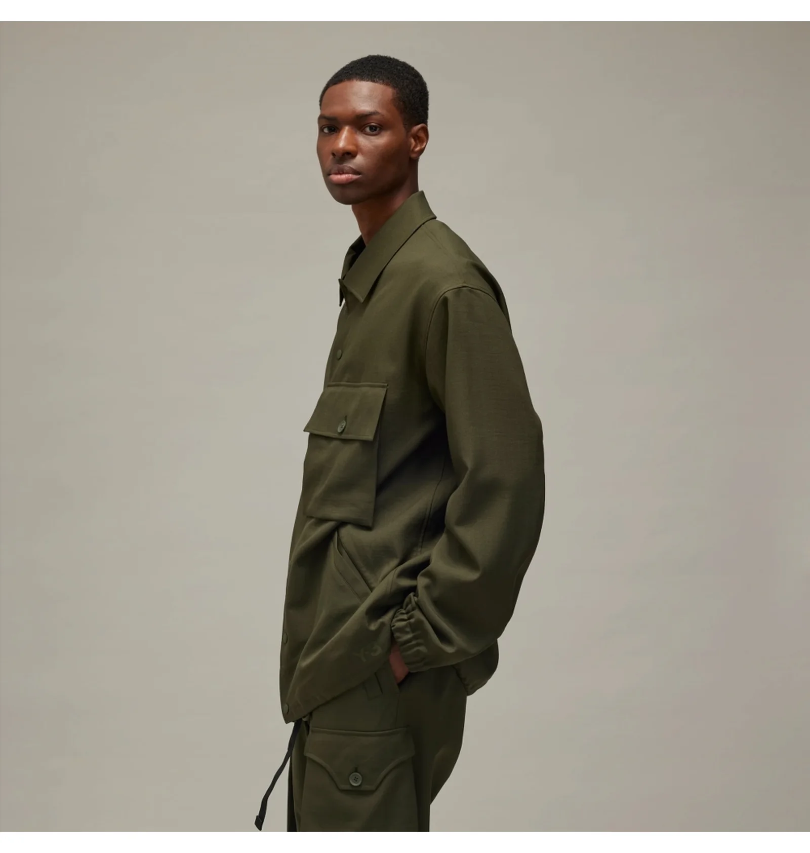 ᐉ Сорочка чоловіча Adidas Y-3 Sport Uniform Coach Jacket Olive