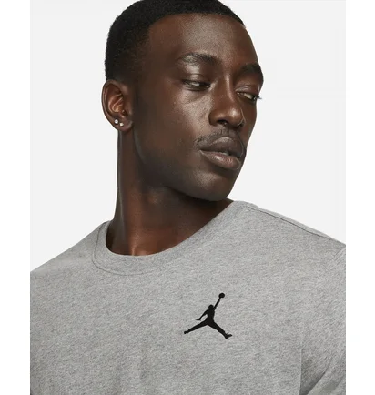 Футболка чоловіча Air Jordan M J Jumpman Emb Ss Crew Grey DC7485-091