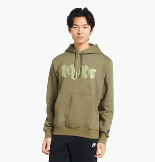 Худи мужское Nike Nsw Club Fleece Graphic Pullover Hoodie Olive DQ4653-222