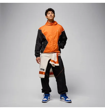 Куртка чоловіча Air Jordan Mbrk Black/Orange HF9333-805