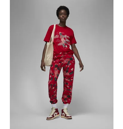 Футболка жіноча Air Jordan T-Shirt Artist Series By Parker Duncan Red DX0420-687
