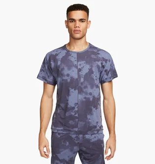 Футболка мужская Nike Dri-Fit MenS Allover Print Short-Sleeve Yoga Top Violet DX0922-015