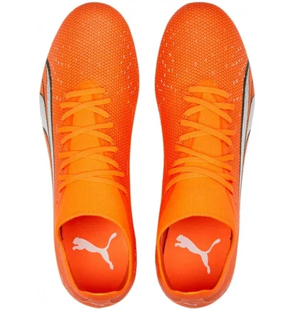 Бутсы мужские Puma Ultra Match Fg/Ag Orange 107217-001