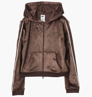 Толстовка жіноча Nike Sportswear Full-Zip Brown IQ0678-237