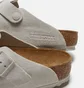 Сандали мужские Birkenstock Boston Antique Suede White 1024731