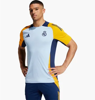 Футболка мужская Adidas Real Madrid Tiro 24 Competition Training Light Blue/Yellow IT5125
