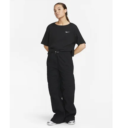 Футболка жіноча Nike Sportswear WomenS Ribbed Jersey Short-Sleeve Top Black DV7870-010