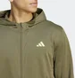 Толстовка мужская Adidas Tr-Es+ Fz Ja Olive IJ9613