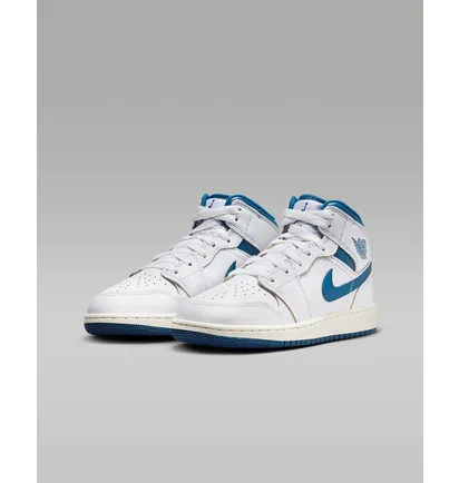 Кросівки дитячі Air Jordan 1 Mid Se Gs White FN7432-141