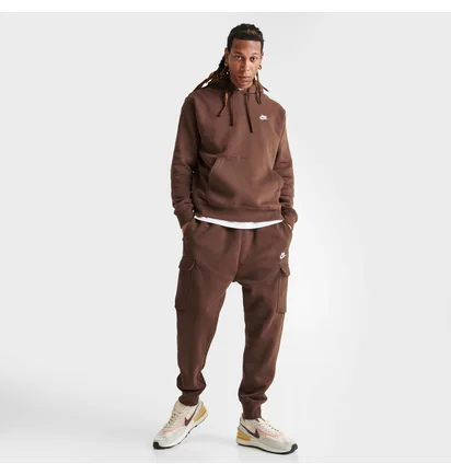 Штани чоловічі Nike Sportswear Club Fleece Cargo Jogger Pants Brown Cd3129-259
