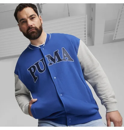 Бомбер чоловічий Puma Squad Track Jacket Tr Blue/Grey 678971-17