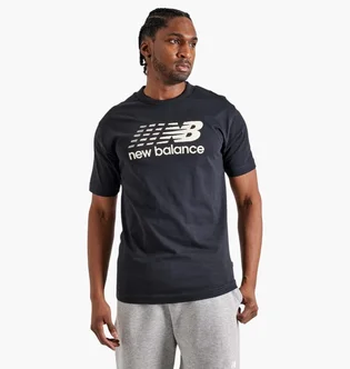 Футболка чоловіча New Balance Linear Logo Black MT51986-BM