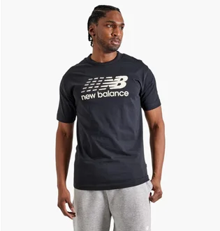 Футболка чоловіча New Balance Linear Logo Black MT51986-BM