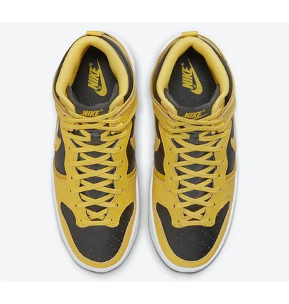 Кроссовки женские Nike Wmns Dunk High Up Yellow/Black Dh3718-001