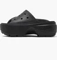 Тапочки женские CROCS Stomp Platform Slide Sandals Black 209346-001