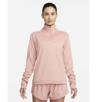 Кофта женская Nike 1/4 Dri-Fit Swoosh Peach FB4687-618