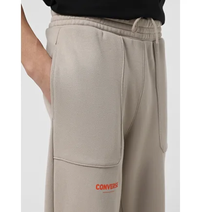 Штаны мужские Converse Wordmark Fit Graphic Beige 10027359-251