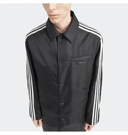 Парка мужская Adidas Prada X Re-Nylon Track Coat Black HN3988