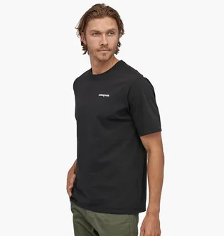 Футболка мужская Patagonia P-6 Logo Responsibili-Tee Black BLK38504
