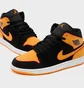 Кросівки чоловічі Air Jordan Air 1 Mid Black/Orange FJ4923-008